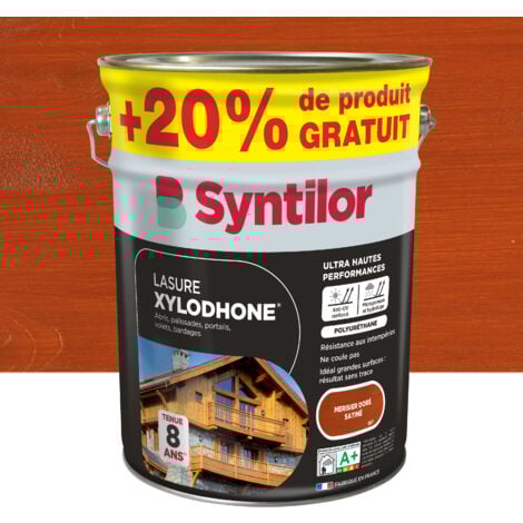 Lasure Xylodhone Syntilor 5L+20% Merisier Doré Satiné