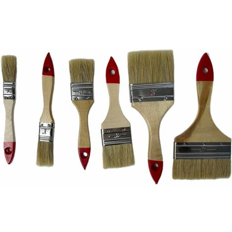 Lasurpinsel Flachpinsel 36 tlg Set Flachpinsel 20/25/38/50/75/100mm