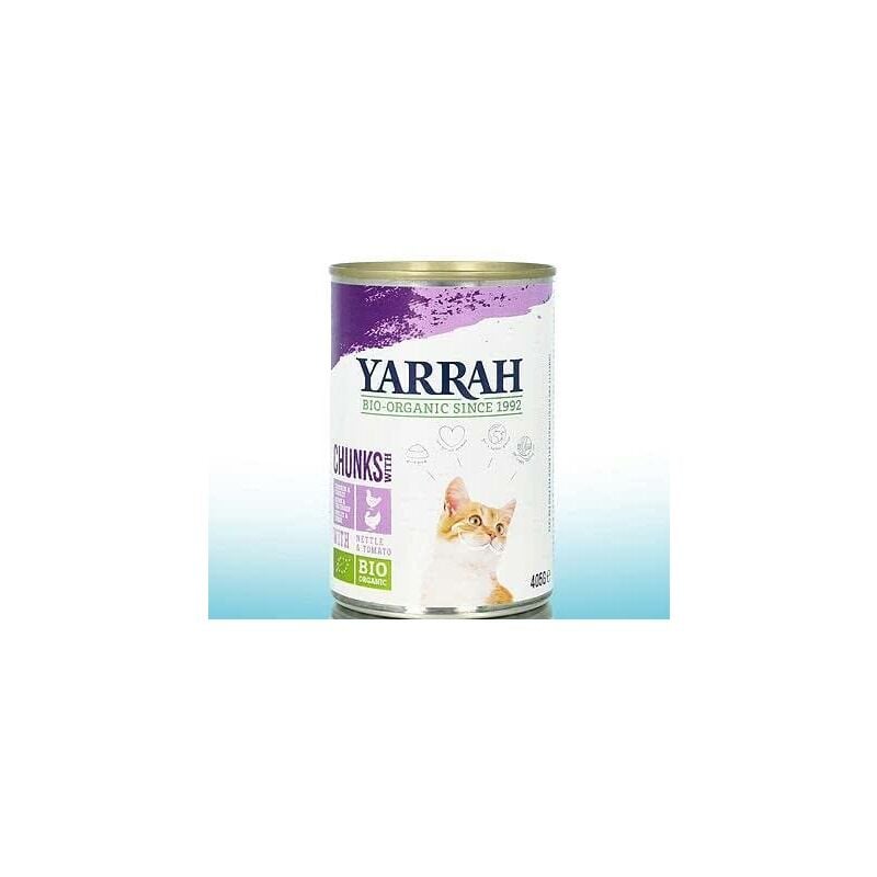 

Yarrah Lata Con Trozos De Pollo Y Pavo Bio Gatos 405 g