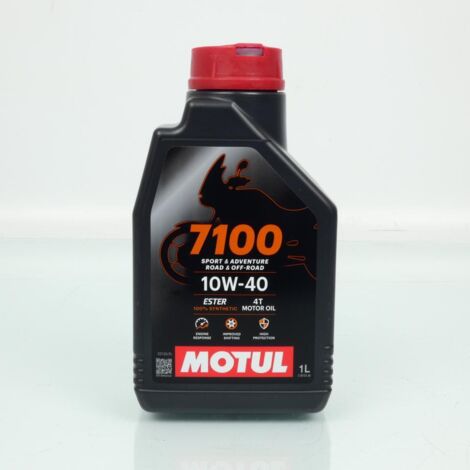 lata de aceite lubricante motul 7100 10w40 4t 100% sintético 1l