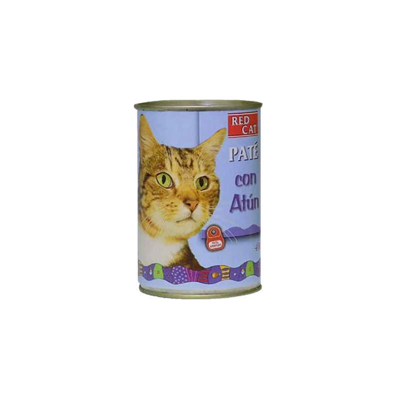 

Lata de paté RED CAT 400g rico en atún para gatos