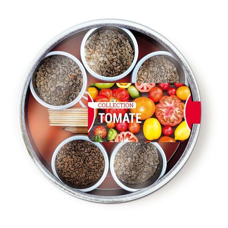 

Lata de semillas tomates collection