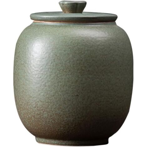 Lata de té de cerámica, estilo vintage, para té, café, azúcar, especias, dulces