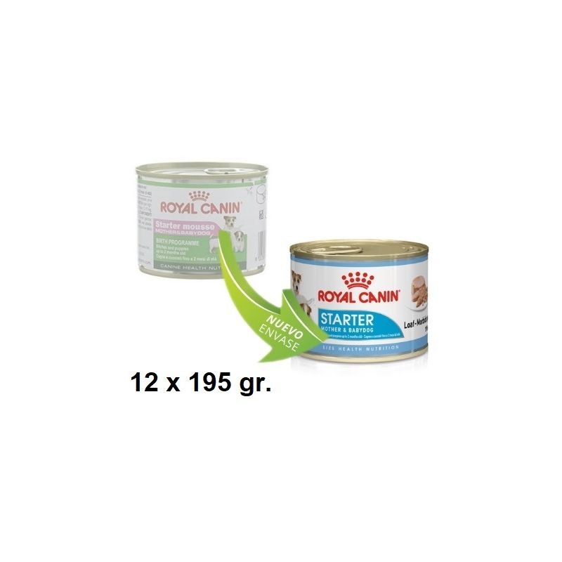 

Lata STARTER MOUSSE MOTHER AND BABYDOG 195g (Hasta 2 meses) - 12 Latas - Royal Canin