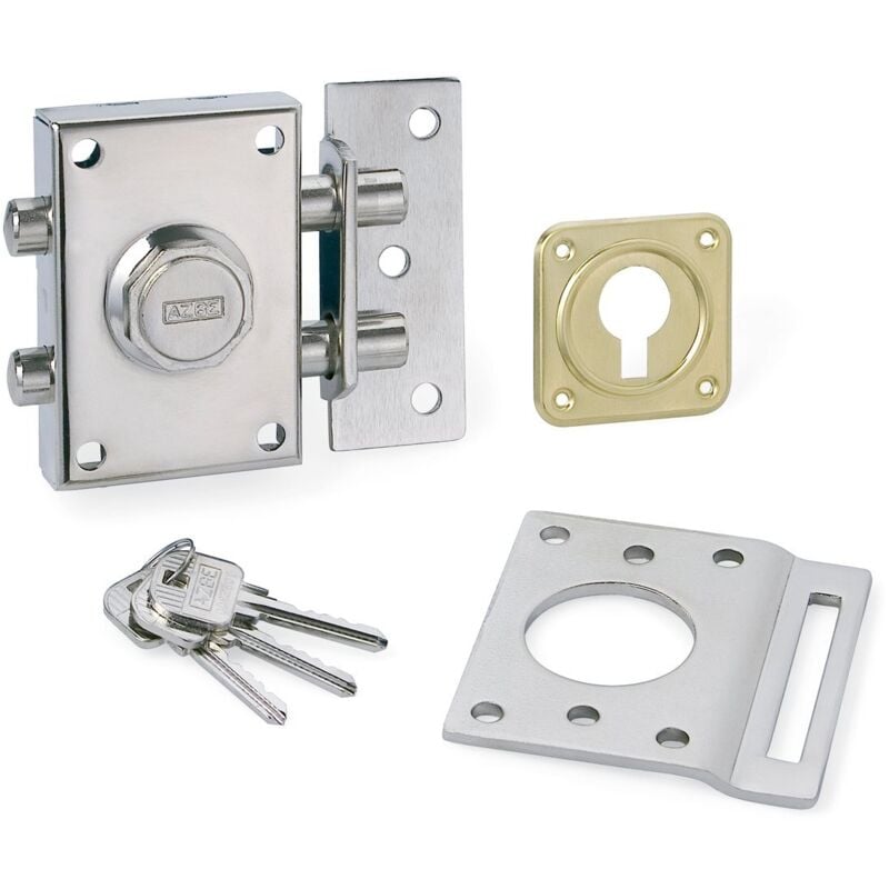 Verrou Yale Azbe r. 16-0 Boulon Chromé