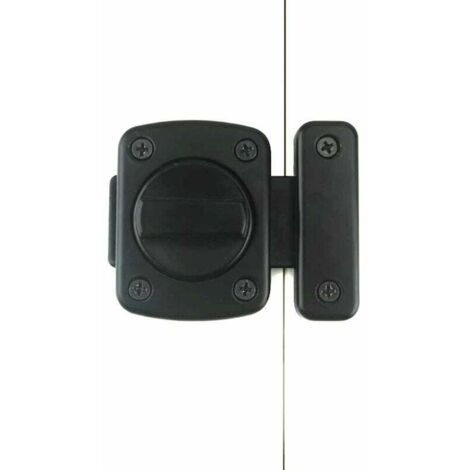 Latch À Rotation - Serrure De Sécurité En Alliage De Zinc - Pour Porte Fenêtre Armoire Salle De Bain - Lot De 2