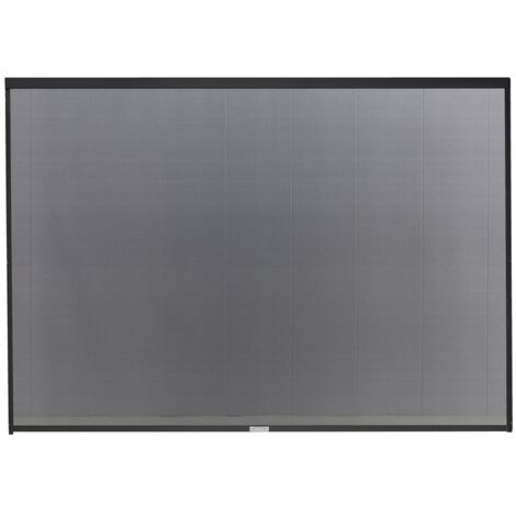 LATERALE 4 MT MANUALE IN TEXTILENE GRIGIO CON PROFILO ALLUMINIO ANTRACITE