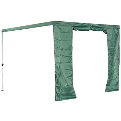 Laterales Individuales Carpas Plegables - Lateral con Puerta 3 Metros Premium - Verde