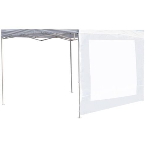 Laterales Individuales Carpas Plegables - Lateral con Ventana 3 Metros Master - Blanco