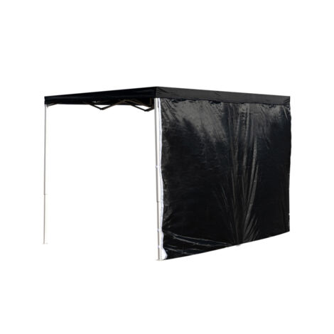 Laterales Individuales Carpas Plegables - Lateral Liso 2 Metros Eco - Negro