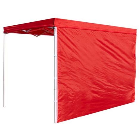 Laterales Individuales Carpas Plegables - Lateral Liso 2 Metros Eco - Rojo