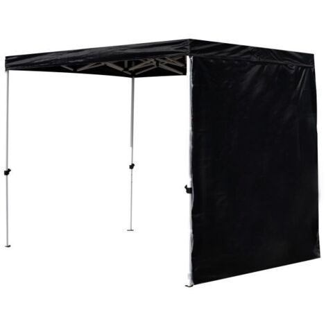 Laterales Individuales Carpas Plegables - Lateral Liso 2 Metros Master - Negro