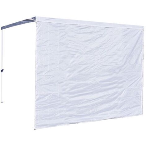 Laterales Individuales Carpas Plegables - Lateral Liso 3 Metros Master para Carpas 3x2 - Blanco