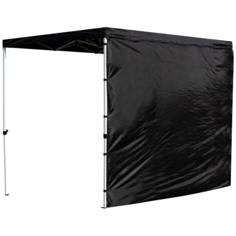 Laterales Individuales Carpas Plegables - Lateral Liso 3 Metros Master para Carpas 3x2 - Negro