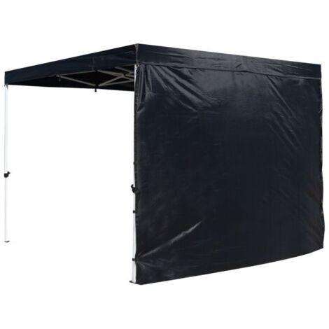 Laterales Individuales Carpas Plegables - Lateral Liso 3 Metros Premium - Negro