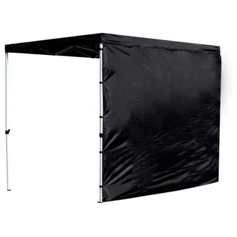 Laterales Individuales Carpas Plegables - Lateral Liso 4 Metros Master Plus - Negro