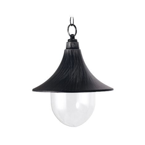 LATERNA CIGNO GALATEA CON CATENA LANTERNE ILLUMINAZIONE GIARDINO cm.26xH36