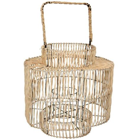 Laterne aus natürlichem Rattan