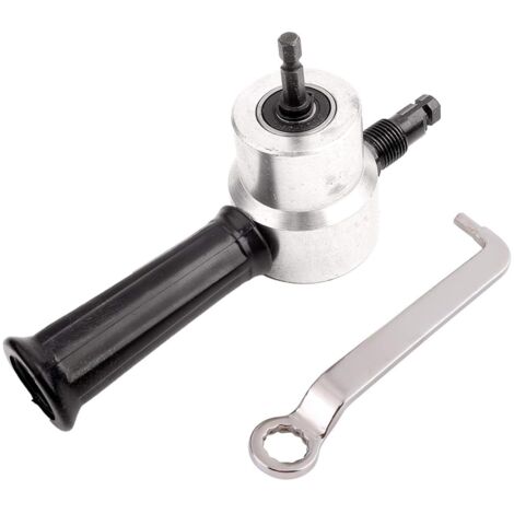 Latest double head sheet metal cutter, electric drill nibbler cutting tool kit
