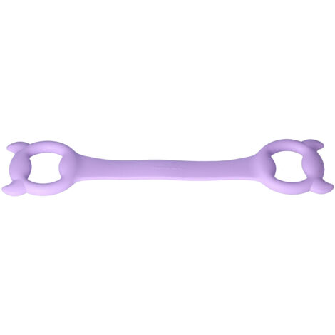 Latex-Fitness-Widerstandsband für Heimübungen, Yoga und mobiles Training – Lila