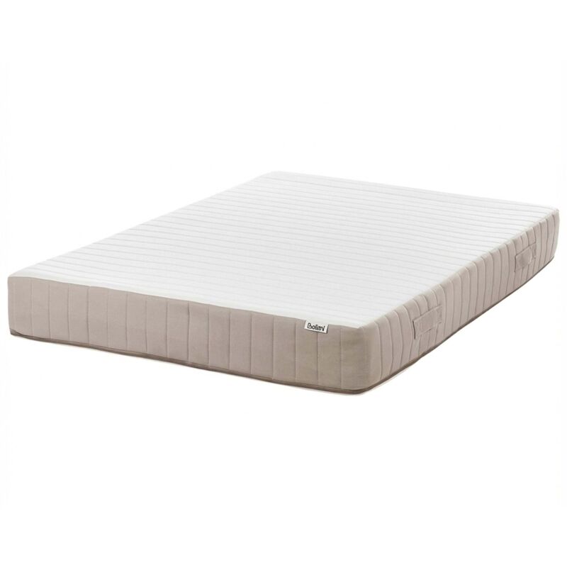 Beliani Pocket Sprung Mattress Eu Small Double Size With Handles Latex Filling Removable Cover 4ft Firm Modern Design Quilted Springy