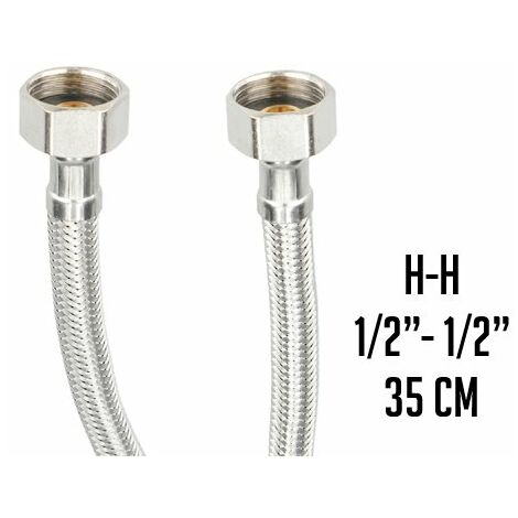 LATIGUILLO INOX. H1/2" X H1/2" 35 CM