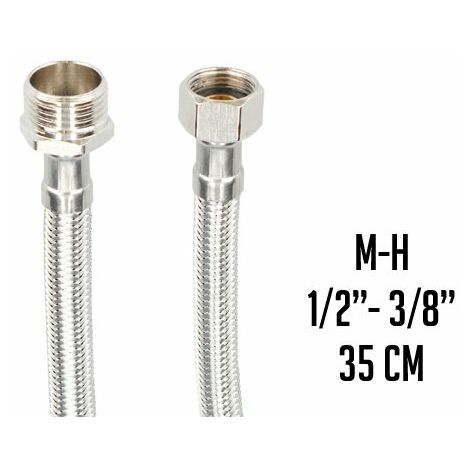 LATIGUILLO INOX. M1/2" X H3/8" 35 CM