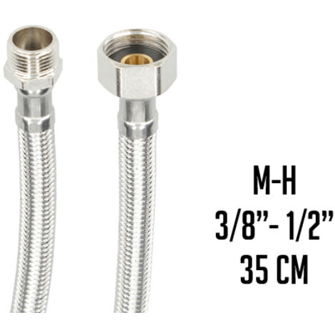 LATIGUILLO INOX. M3/8" X H1/2" 35 CM