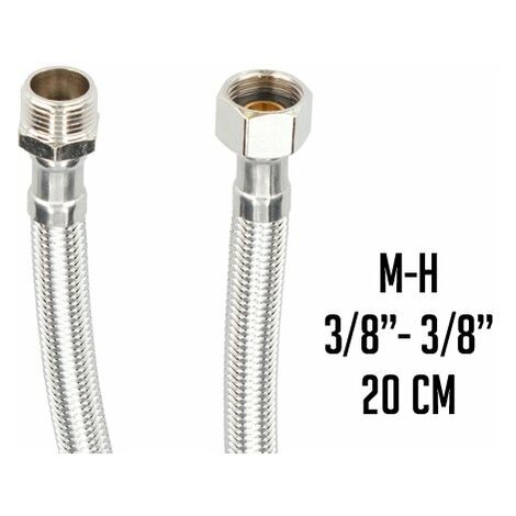 LATIGUILLO INOX. M3/8" X H3/8" 20 CM