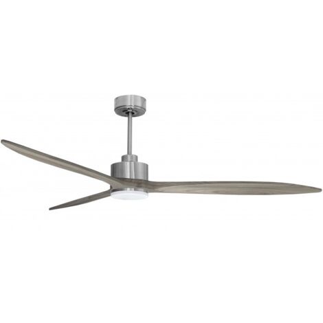 Latino - un  super destratificateur et un ventilateur avec lumière, moteur DC, 166 Cm  pales bois , thermostat, Wifi