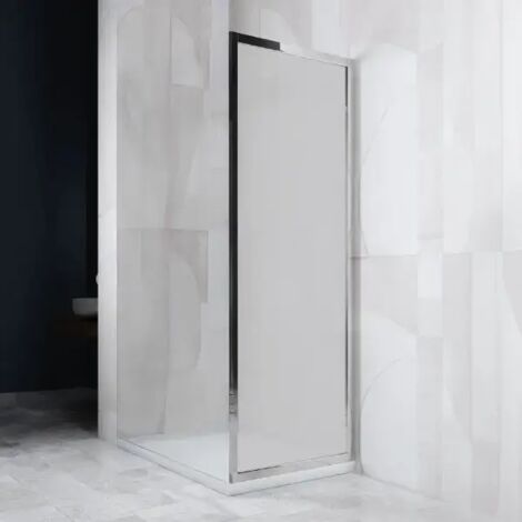 Lato doccia fisso Senna Silqua by Mobo satinato spess. 6mm h 195 x 88/90 cm