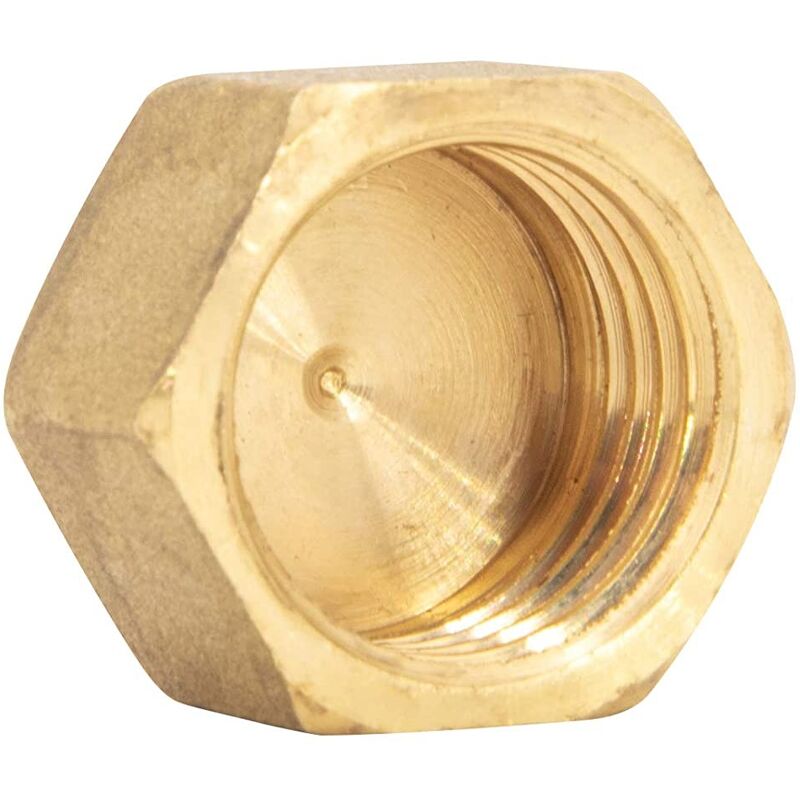 Female brass plon 3/8 sae air conditioning