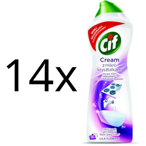 Latte detergente CIF Lila Flowers - Microcristalli, 780 g
