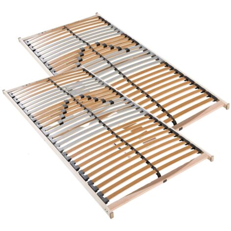 Lattenrost 180x200 cm vormontiert 28 Latten 5-Zonen belastbar ca. 150 Kg Birkenschichtholz