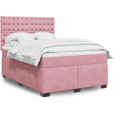 Lattenrost mit Matratze Rose 140x190 cm Samt