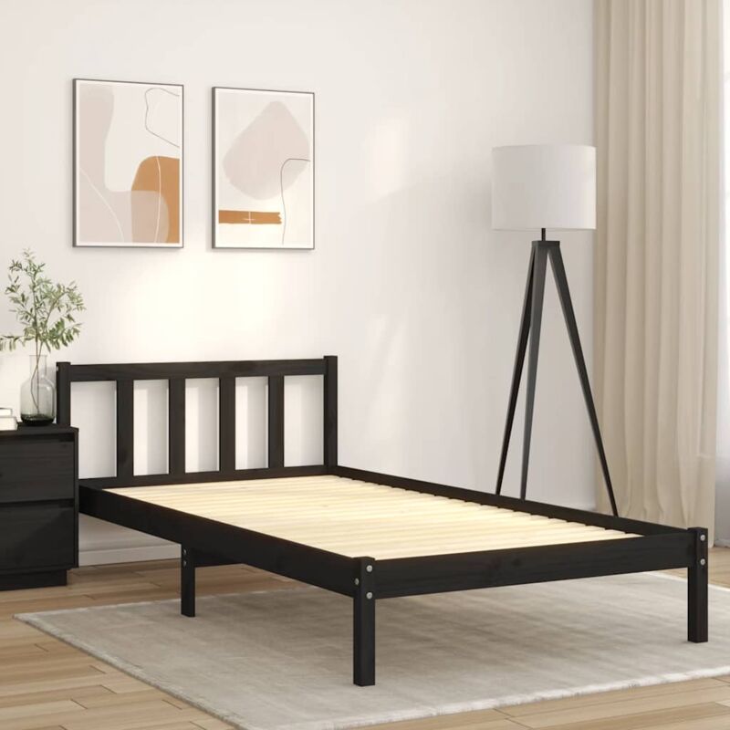 Lattes de lit 100x200 cm bois de pin massif - Vidaxl