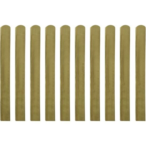 Lattes imprégnées de clôture 30 pcs Bois 100 cm