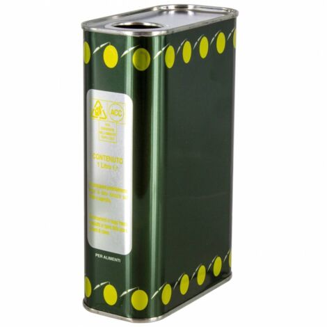 Lattina Per Olio 1 L Senza Tappo 2022 - 20 Pz
