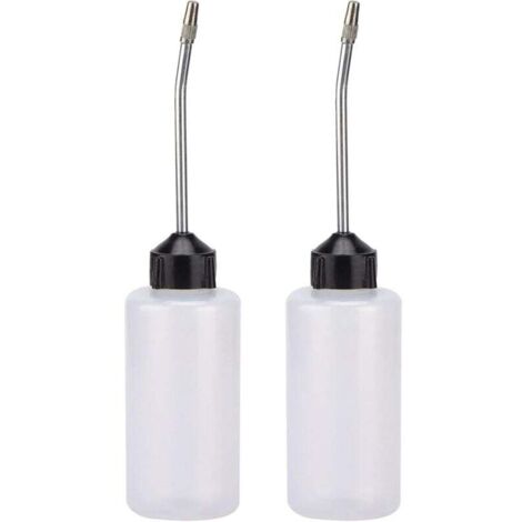 Lattina per olio, Lattina per olio in plastica, Lattina per olio da 120 ml per macchina da cucire, Erogatore per olio per macchina da cucire, Lattina per olio in plastica, Bottiglia per olio a punta, 