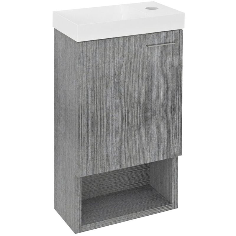 Sapho - latus xi Vanity Unit 30x53x16,5cm, chêne argenté