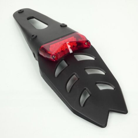 Latz, Halterung für Kennzeichen, LED-Leuchte 12 V, rot, Myra, für