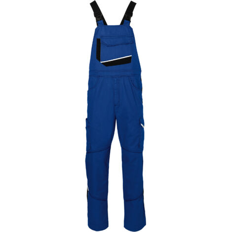 Latzhose Kübler ICONIQ cotton kbl.blau/schwarz Gr. 46