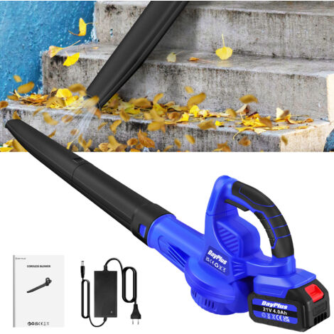 Laubbläser Cordless 2-Speed 21V Garden Dust 220CFM Handheld Mit Akku & Ladegerät