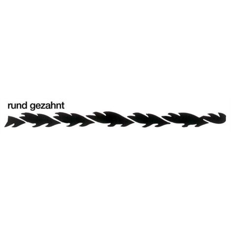 Laubsägeblatt Tornado L.13cm Nr.3 (MITTEL) Gipsarbeit in der Zahntechnik