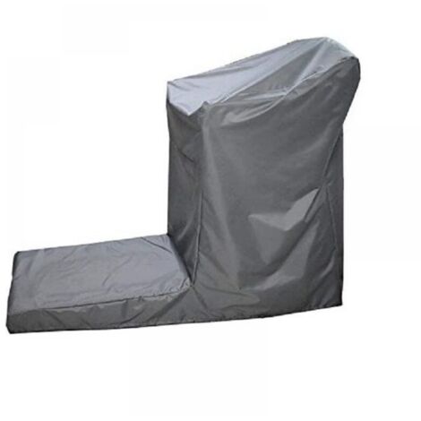 Laufbandabdeckung, grau, 165 x 76 x 140 cm, Oxford-Gewebe, wasserdicht, geeignet für den Innen- und Außenbereich