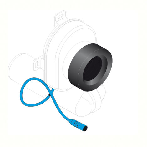 LAUFEN Absaugsiphon, mit Sensor, DN50, für Urinal Caprino Plus