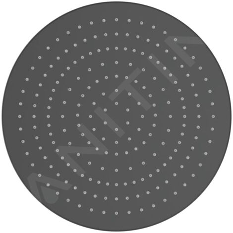 Laufen Accessoires de douche - Douche de tête, diamètre 30 cm, noir mat H3679810812321
