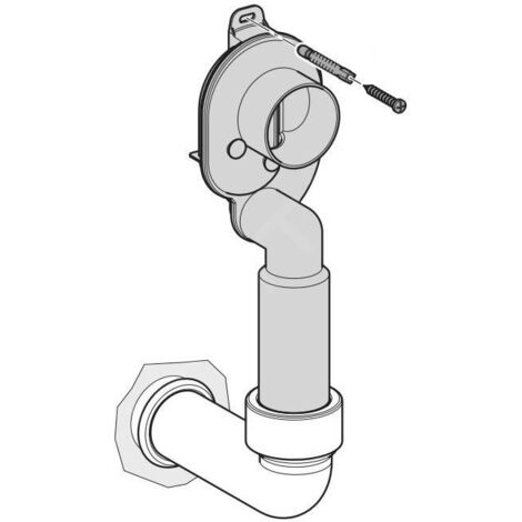 Laufen Accessoires - Siphon pour raccord caché H8941530000001
