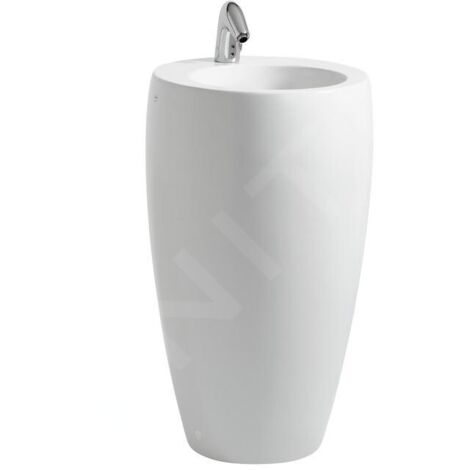 LAUFEN Alessi one Lavabo avec colonne intégrée, 1 trou pour