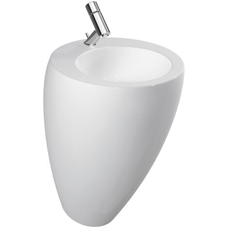 LAUFEN Alessi one Lavabo, avec colonne intégrée, 1 trou pour
